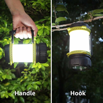 Rechargeable LED Camping Lantern, Outdoor Tent Light with Phone Charging Function for Camping Hiking