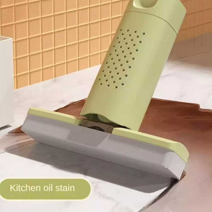 Foldable Hand-Washable Mini Mop, Portable Self-Wringing Small Mop For Kitchen