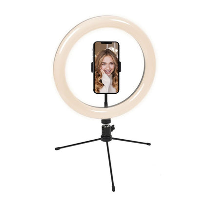 Cygnett V-Glamour 10" Ring Light Desktop Tripod with Bluetooth Remote