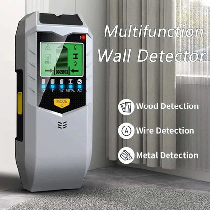 5 IN 1 Electric Detector Wall Wood Metal Sensor Wire Stud Finder Cable Scanner