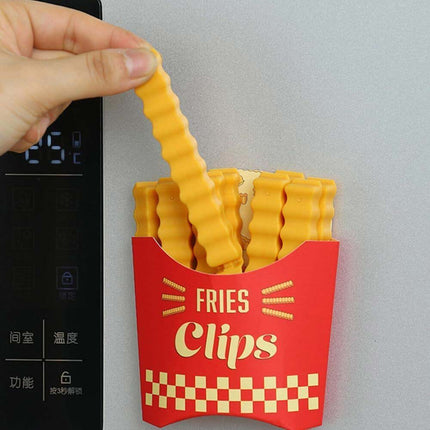 12Pcs Reusable Plastic Food Bag Sealing Clips, Kitchen Fridge & Freezer Storage