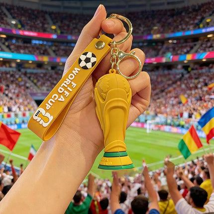 4 Pack 2026 World Cup Mascot Pendant Football Keychain Souvenir Collectible Keyrings