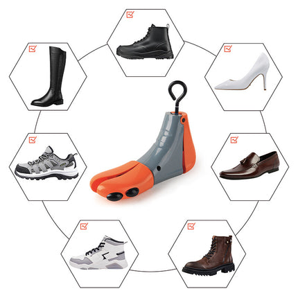 Adjustable Shoe Boot Stretcher Shaper for High Top Footwear, Single Pack Size L