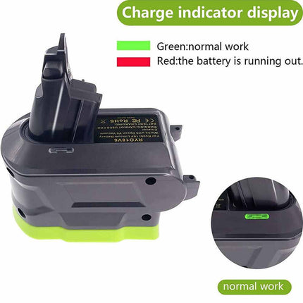 Battery Adapter Converter for Ryobi 18V Battery to Replace for Dyson V6 V7 V8