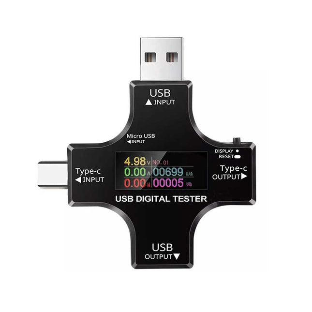 USB C Tester Type-C PD Digital Voltage Current Power Meter Detector QC3.0 PD3.1