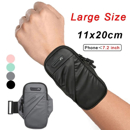 Arm Band Mobile Phone Holder Bag Sport Cycling ArmBand Case Running 7.2" Phone Holder
