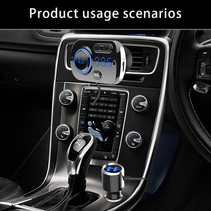 Handsfree Wireless Bluetooth 5.0 FM Transmitter Car Radio MP3 Player USB Charger