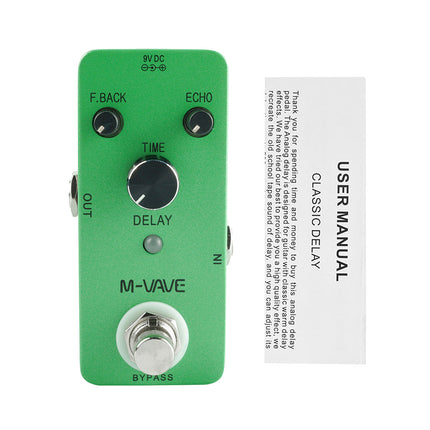 Classic DELAY Analog Echo Mini Electric Guitar Effect Pedal True Bypass New