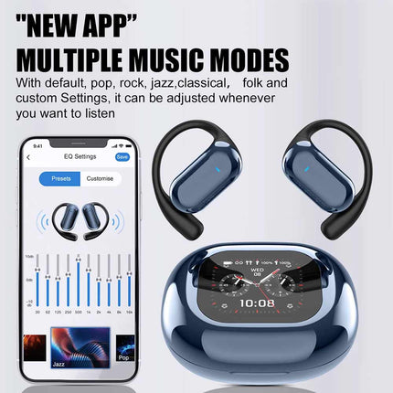 2025 Bluetooth Wireless Earbuds Voice AI Translator LED Earphones 144+ Language