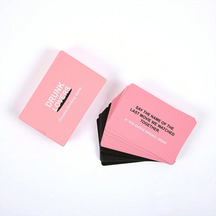 Drunk Lovers Couples Drinking Game – Fun Card Deck Gift for Adults