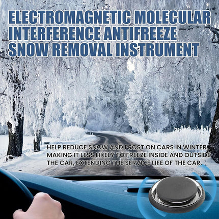 1X Electromagnetic Car Snow Removal Device, Portable Car Defroster, Efficient Ice Melting Deicer Tool