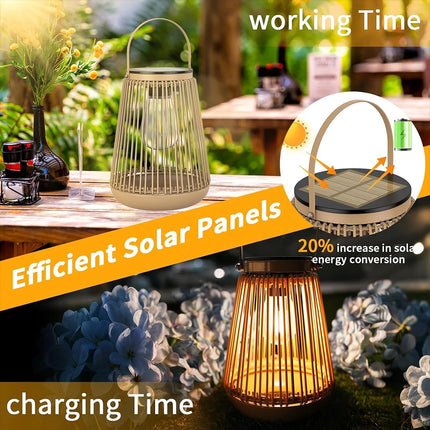 1x Solar Hanging Lantern, Waterproof Outdoor Garden Ornament Gift