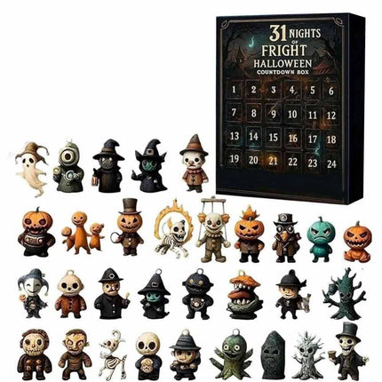 Halloween Countdown Advent Calendar, 31 Days Fright Themed Surprise Gift Box