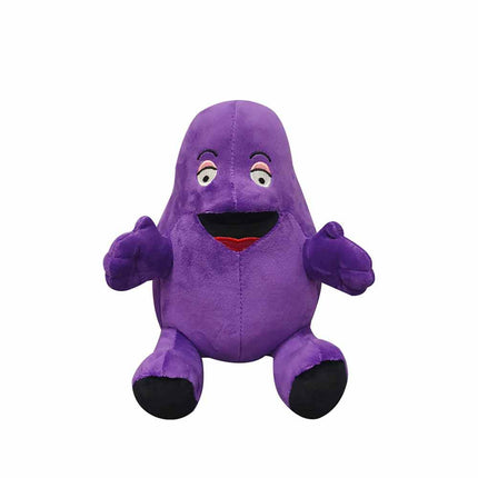 22CM GRIMACE Yellow Hat Plush Doll Purple Eggplant Mcdonald's CollectionToys