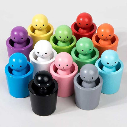 Color Sorting Cups, Matching Game Creative Play Early Educational for Party