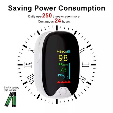 Professional Finger Pulse Oximeter Blood Oxygen Saturation Heart Rate Monitor