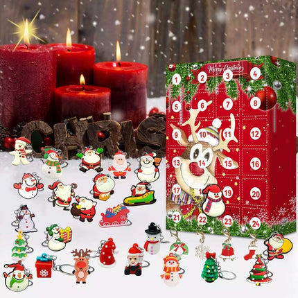 Advent Calendar Kids Christmas Calendar with Hanging Toys 24pcs