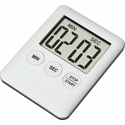 Large LCD Digital Kitchen Timer，Magnetic Count Up & Down Clock with Loud Alarm