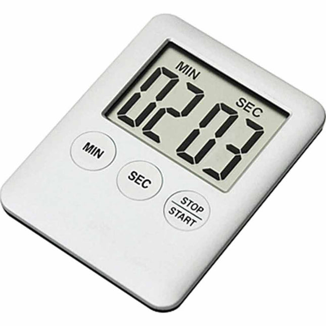Large LCD Digital Kitchen Timer，Magnetic Count Up & Down Clock with Loud Alarm