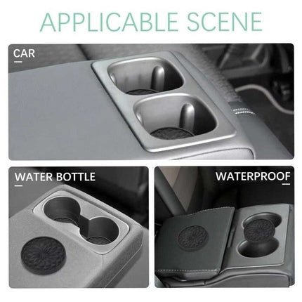 6-Piece Silicone Coaster Set: Non-Slip Heat-Resistant Cup Mats for Drinks & Glasses