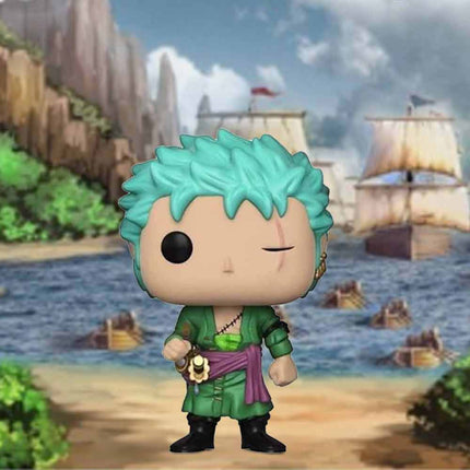 Funko POP-10CM One Piece Zoro Action Figure Model Toys For Kids Xmas Gift