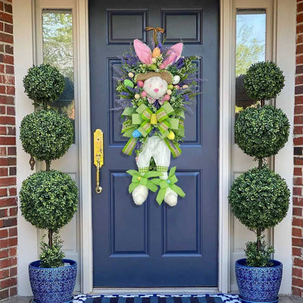 Easter Bunny Rabbit Wreath Decor Front door Party Decor Wedding Decor Spring