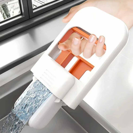 2 Pack Mini Self-Wringing Sponge Mop, Compact Desktop Cleaning Tool for Kitchen & Bathroom