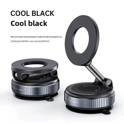 Electric Vacuum Magnetic Suction Cup Car Phone Holder Stand Mount 360° Rotation