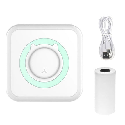 Mini Bluetooth Inkless Thermal Printer, Portable Photo & Label Maker with Paper Rolls