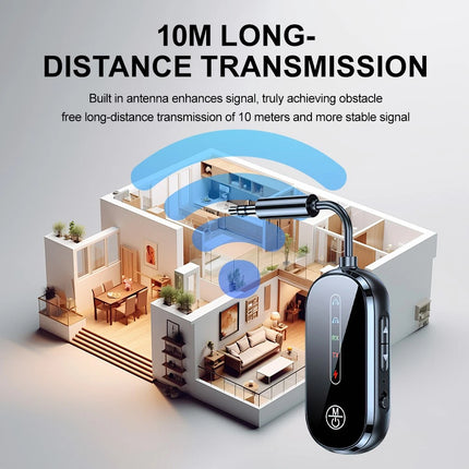 Airplane Wireless Bluetooth Transmitter Audio Adapter for AirPods & Headphones