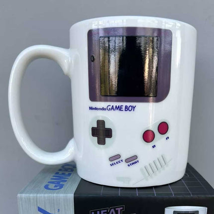 Nintendo Game Boy Heat Color Change Ceramic Mug New In Box Vintage Games