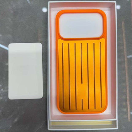 New Orange Aluminum Metal Case For iPhone 17 Pro Shockproof Protective Cover