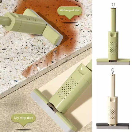 Foldable Hand-Washable Mini Mop, Portable Self-Wringing Small Mop For Kitchen