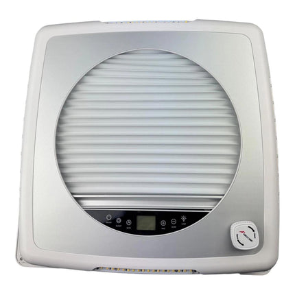 355×355mm RV Roof Hatch Skylight with Built-in Fan, White Lid & Remote Control