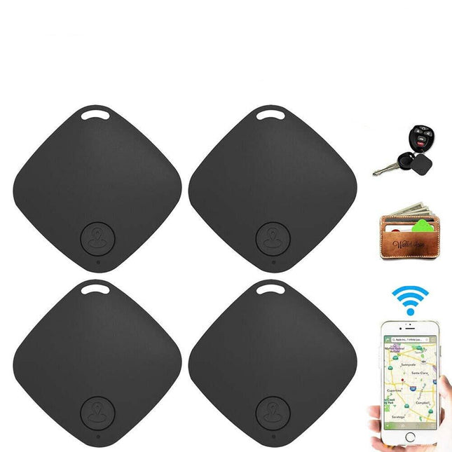 4Pack GPS Tracker Wireless Bluetooth Anti-Lost Wallet Key Pet Locator Finder