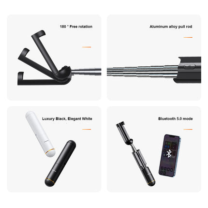 Pinsheng Bluetooth Selfie Stick Mini-Portable Bluetooth for Live Streaming