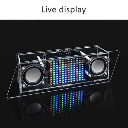 DIY Bluetooth Speaker Kit LED Music Spectrum Electronic Soldering Electronic Kit