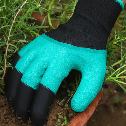 Anti-Slip Waterproof Gardening Gloves with Claws, Wear Resistant for Digging & Planting