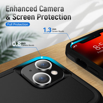 Rugged Case For iPhone 15 16 17 Air Pro Max Armor Light Case