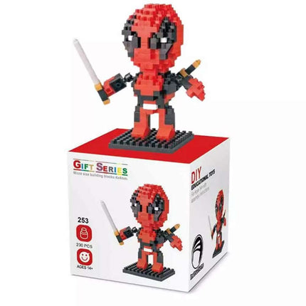 Deadpool Superhero LOZ Style Nano Brick Mini Building Block Puzzle Toy Gift
