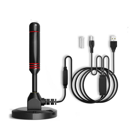 TV Antenna Digital 300 Mile Range Indoor Outdoor HDTV Amplifier Signal Booster