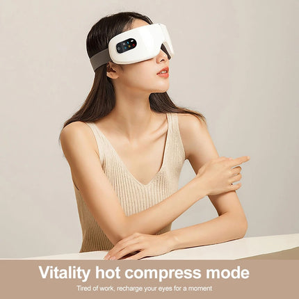 Bluetooth Music Heated Eye Massager & Eye Mask – Effective Relaxation & Eye Strain Relief