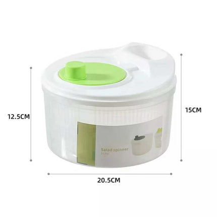 Salad Spinner, Vegetable Lettuce Washer & Dryer with Serving Bowl Container