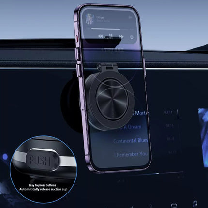 Car Mount Mobile Phone Magnetic Vacuum Adsorption Holder,Suction Cup Phone Mount