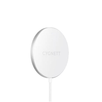 Cygnett MagCharge Magnetic Wireless Charging Cable, 1.2m, White for iPhone 16 15