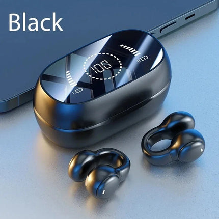 M47 Clip-On Open Ear Wireless Earbuds, Bluetooth Headset for iOS & Android