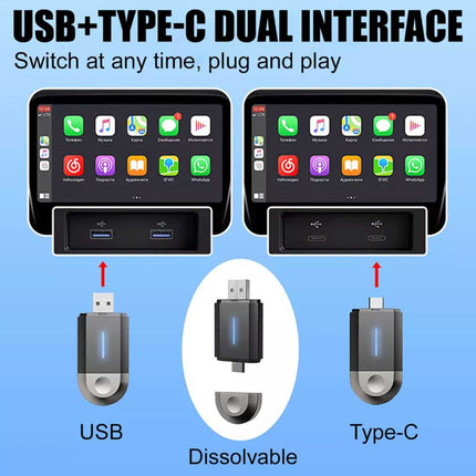 USB Wireless CarPlay Adapter Dongle For iPhone Apple Wireless Carplay Plug Play