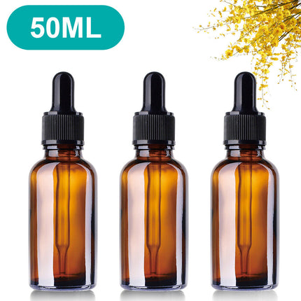 5-100ML Amber Glass Liquid Dropper Reagent Eye Pipette Essential Oils Bottle AU