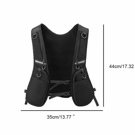 Cycling Running Vest Reflective Hydration Vest Lightweight Hydration Backpack