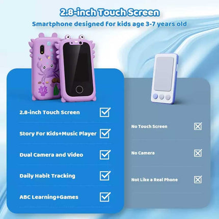 Kids Toy Smart Phone Children's Educational Learning Music Camera Toy Gift